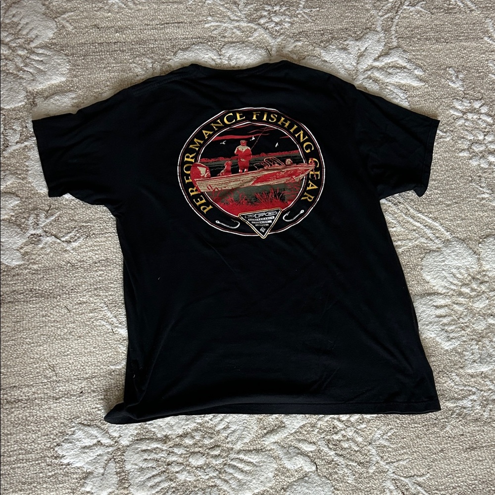 Columbia Black Performance Fishing Tee